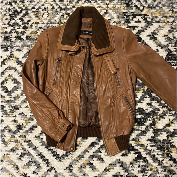 Jones New York leather jacket size small - Picture 2 of 7